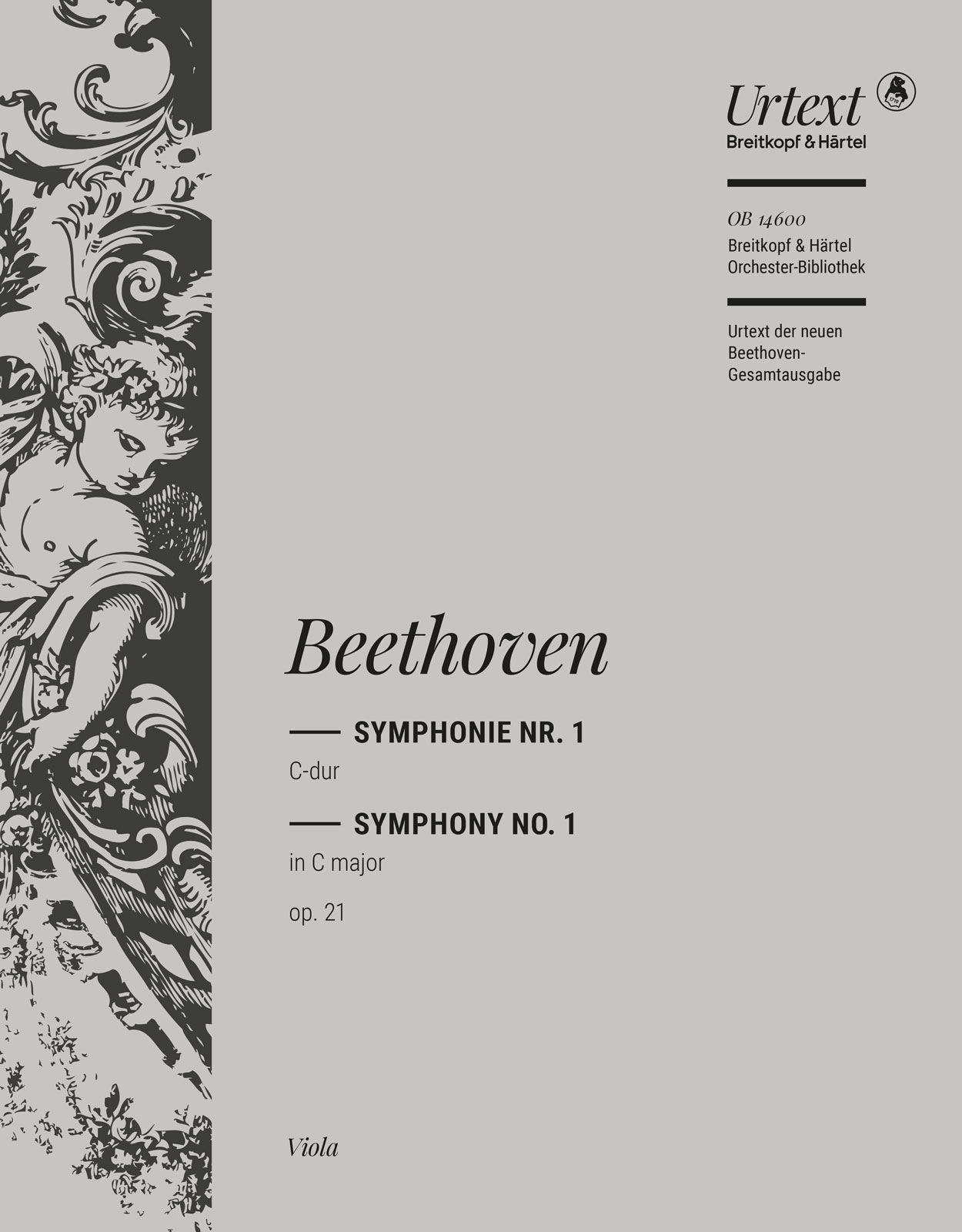OB 14600-19 - Symphony No. 1 in C major Op. 21 - Cover