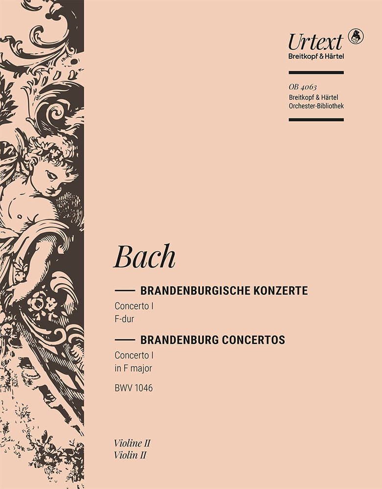 OB 4063-16 - Brandenburg Concerto No. 1 in F major BWV 1046 - Cover