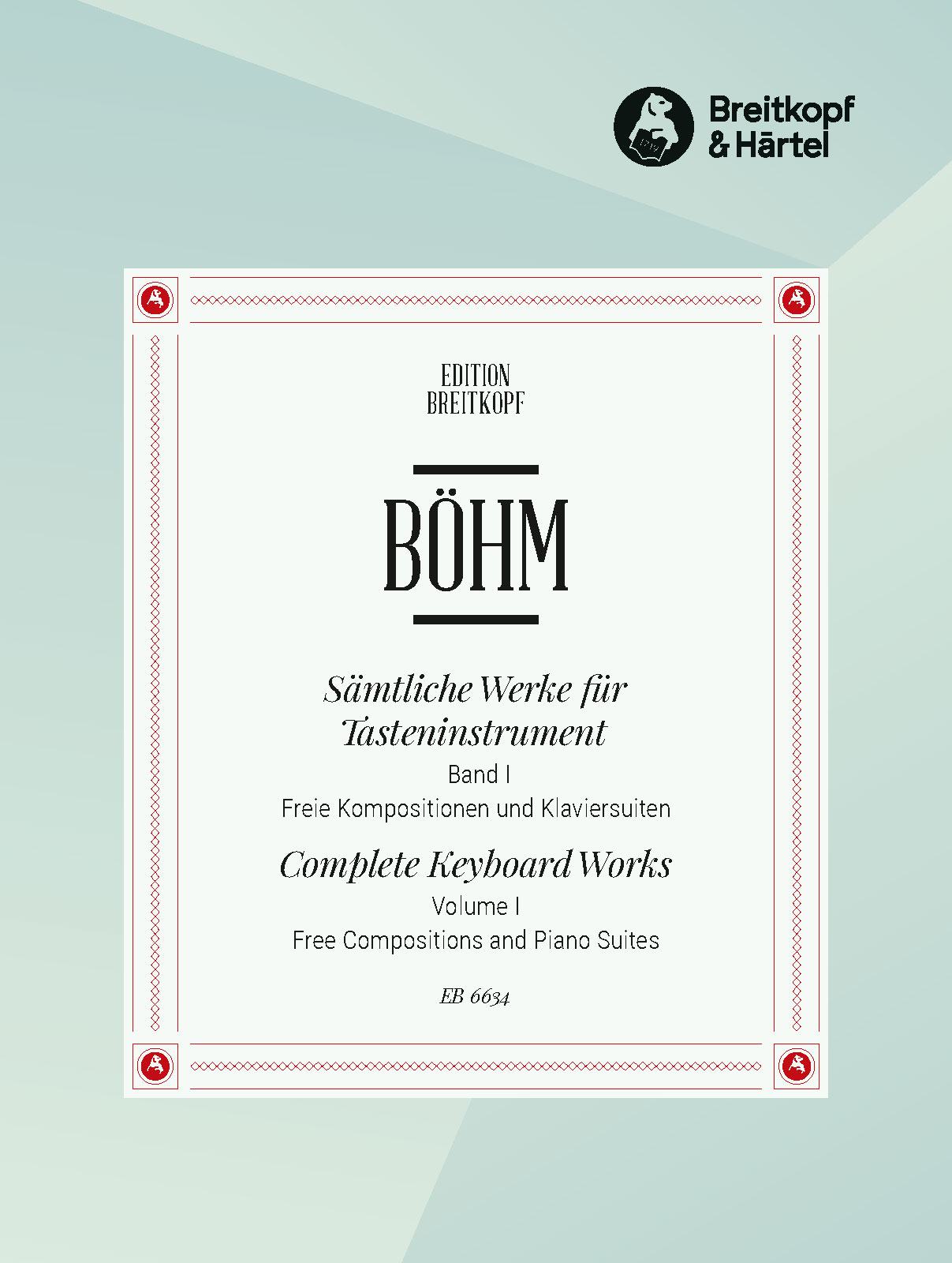 EB 6634D - Sämtliche Werke für Tasteninstrument - Cover