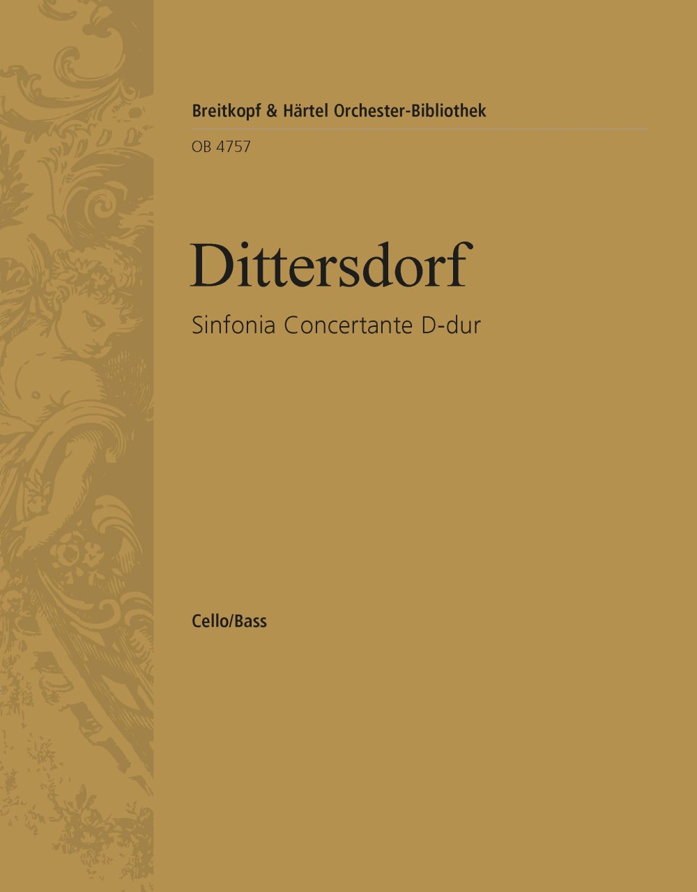 OB 4757-26 - Sinfonia Concertante in D major - Cover