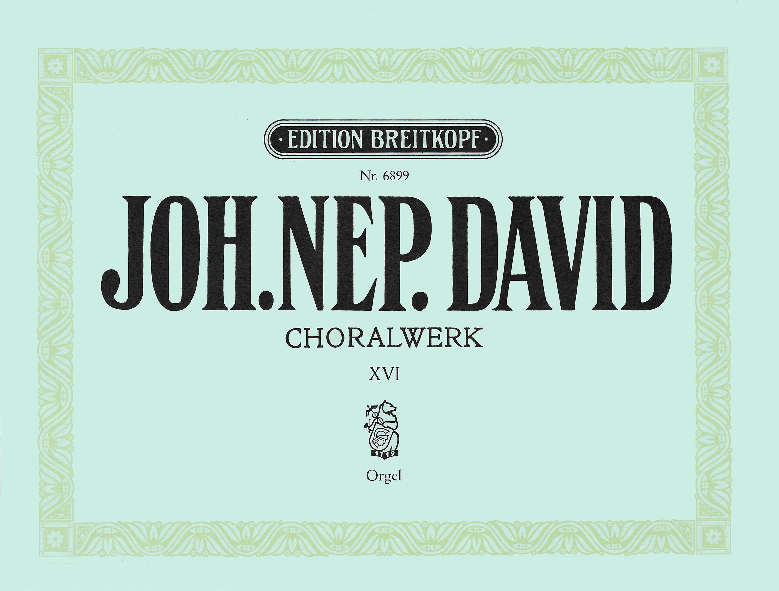 EB 6899 - Choralwerk - Cover