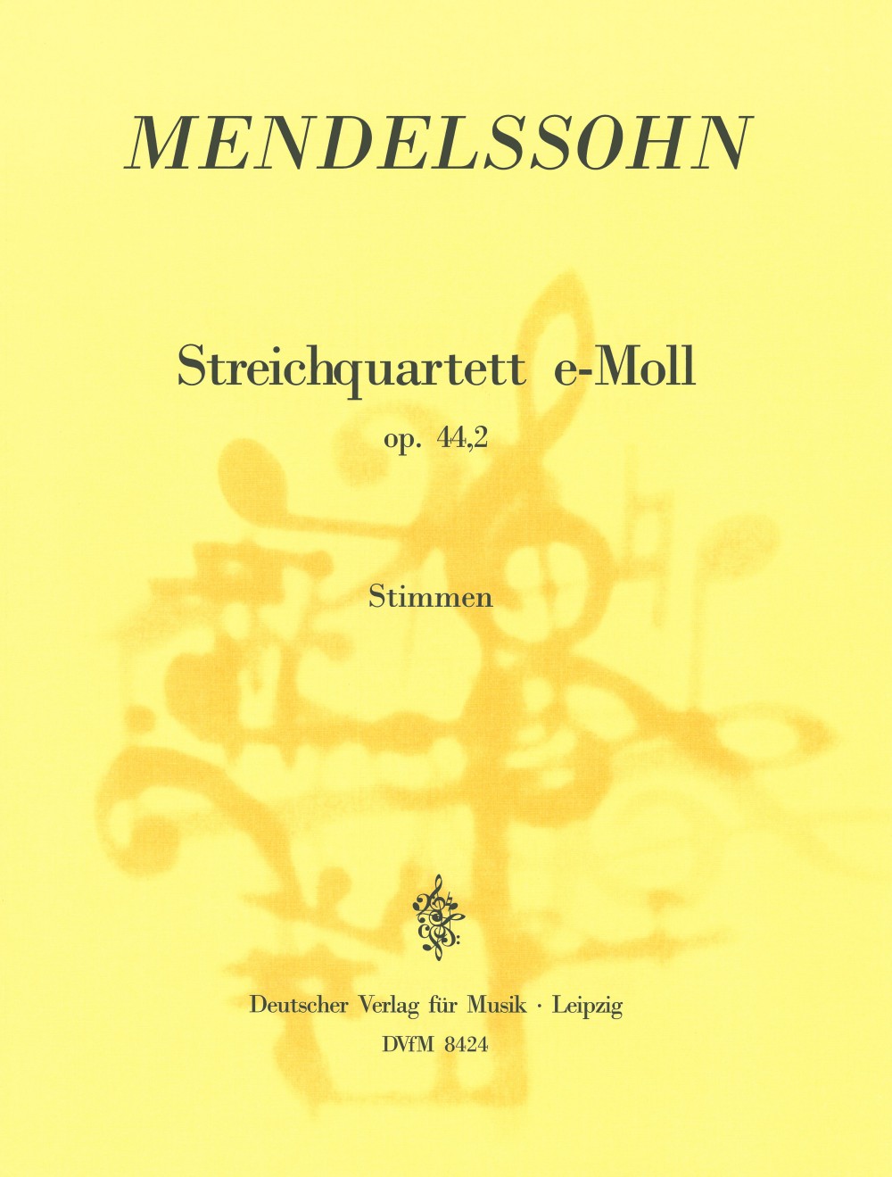 Felix Mendelssohn Bartholdy - Streichquartett e-moll op. 44/2 MWV R 26 - Cover