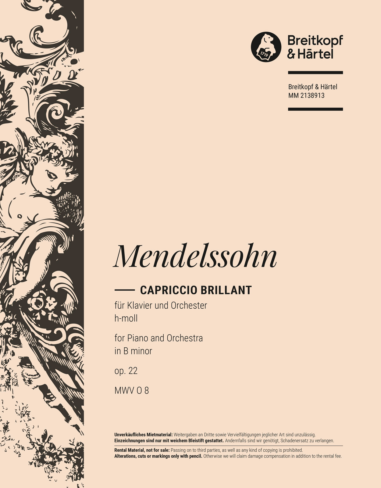 Felix Mendelssohn Bartholdy - Capriccio brillant op. 22 MWV O 8 - Cover