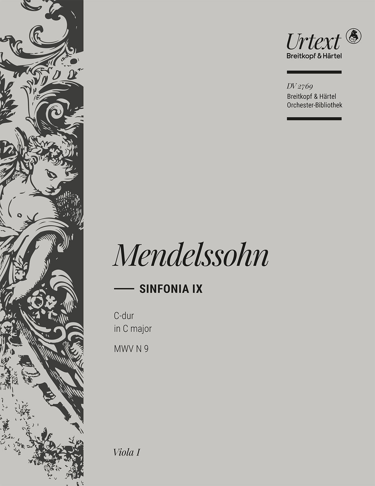 DV 2769-19 - Sinfonia IX c-moll / C-dur MWV N 9 - Cover