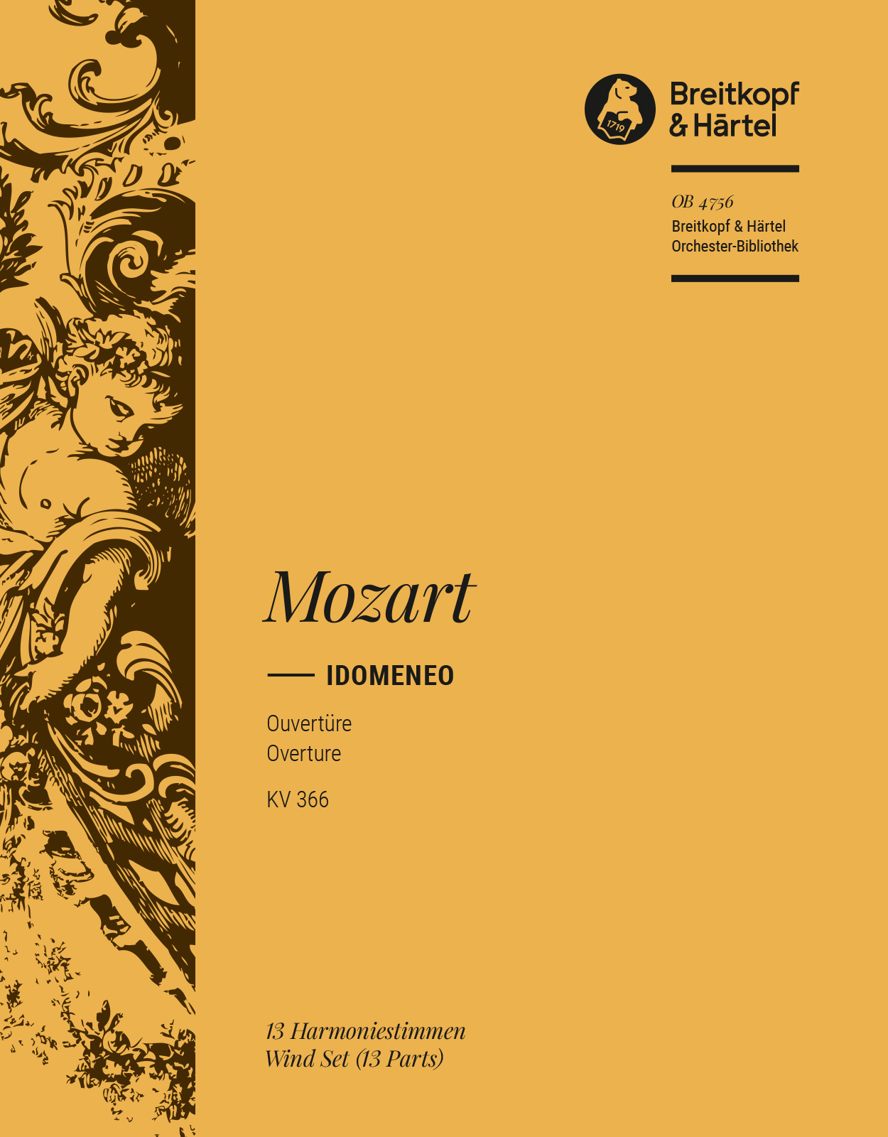 OB 4756-30 - Idomeneo K. 366 – Overture - Cover