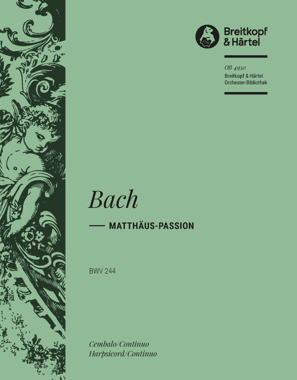 OB 4950-12 - Matthäus-Passion BWV 244 - Cover