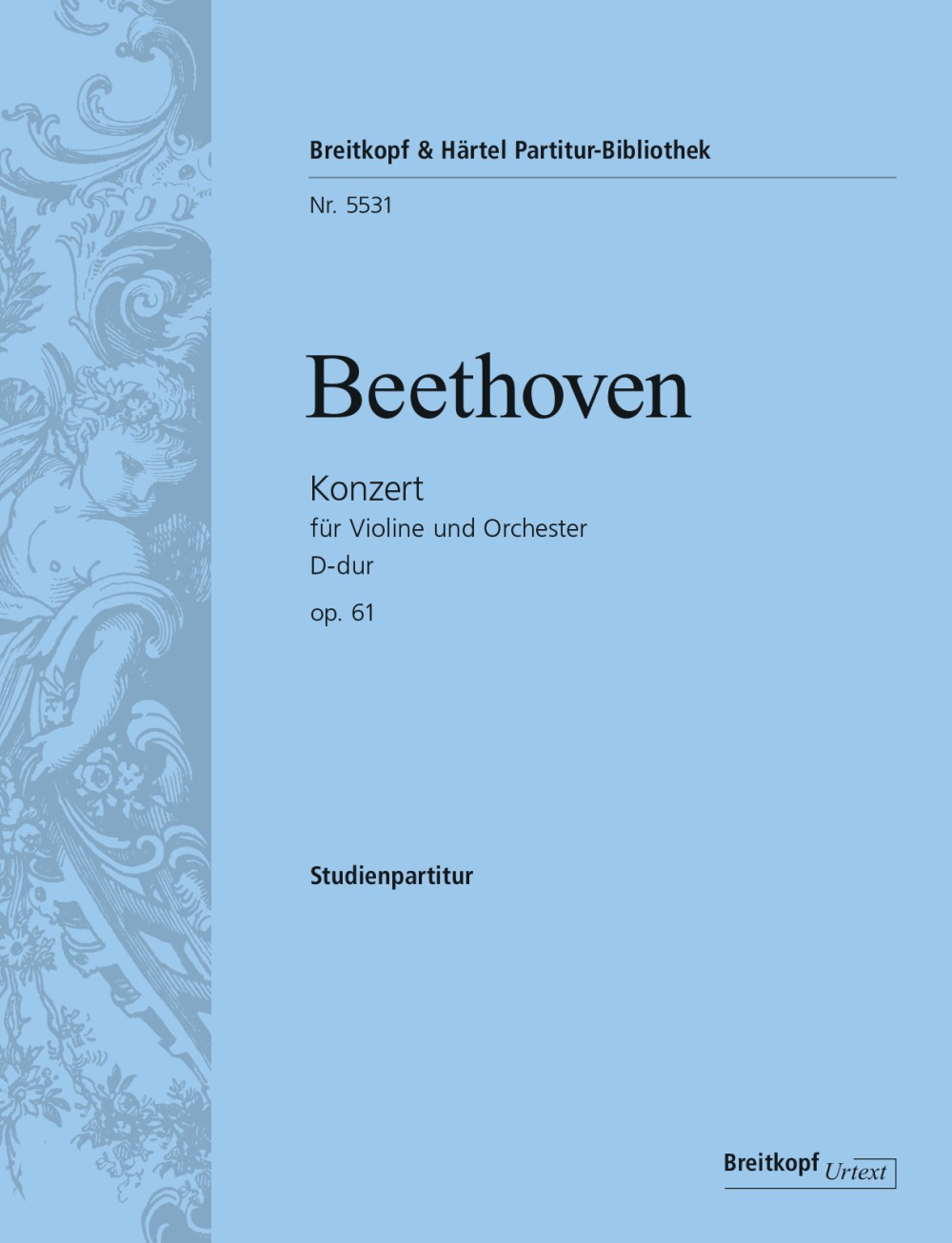 PB 5531 - Violin Concerto in D major Op. 61 - Cover