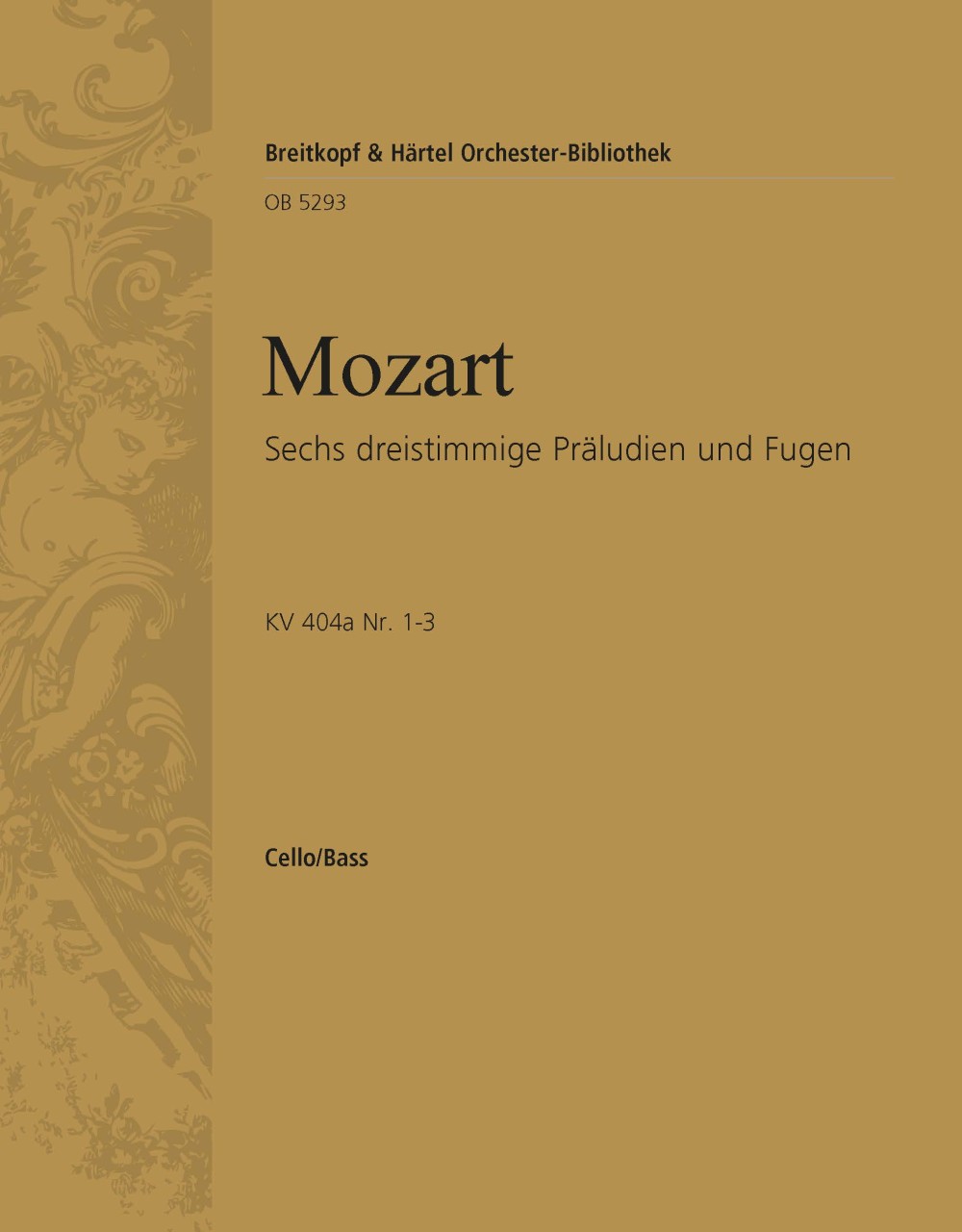 OB 5293-26 - 6 dreistimmige Präludien und Fugen - Cover