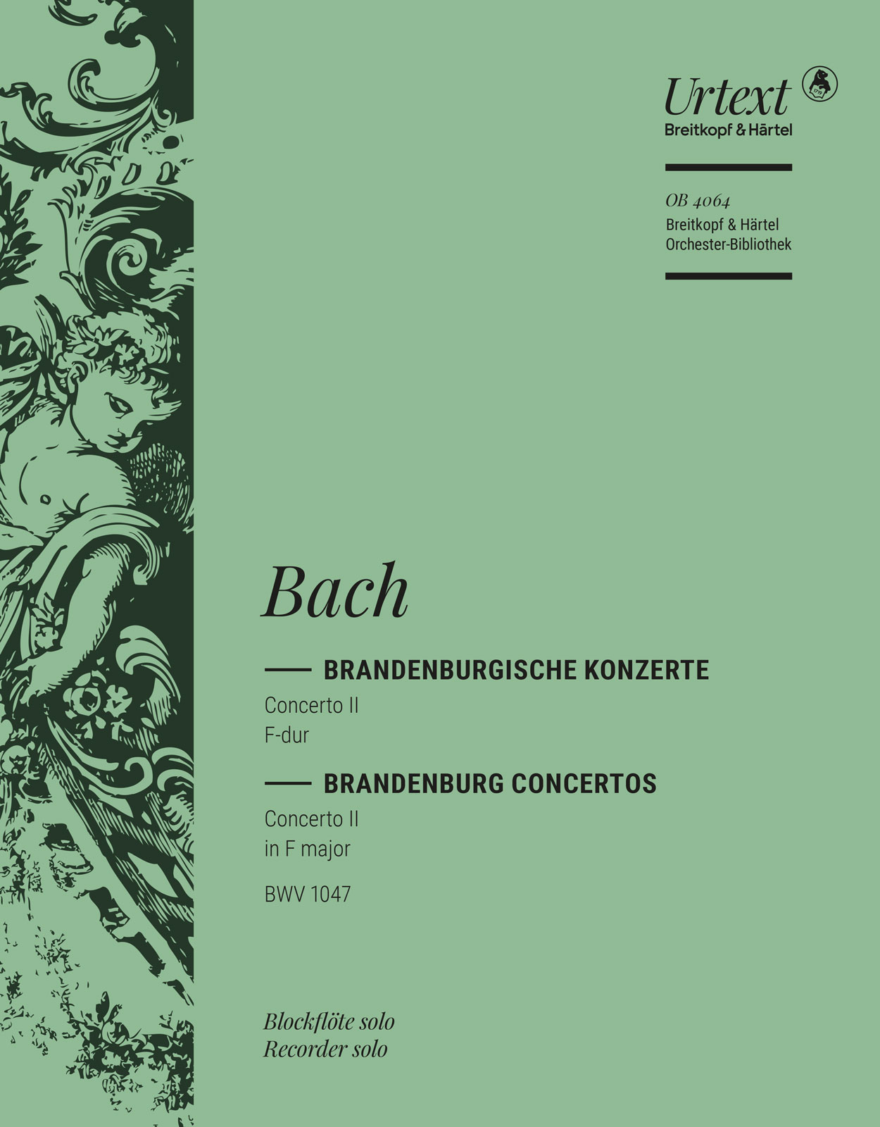 OB 4064-04 - Brandenburg Concerto No. 2 in F major BWV 1047 - Cover
