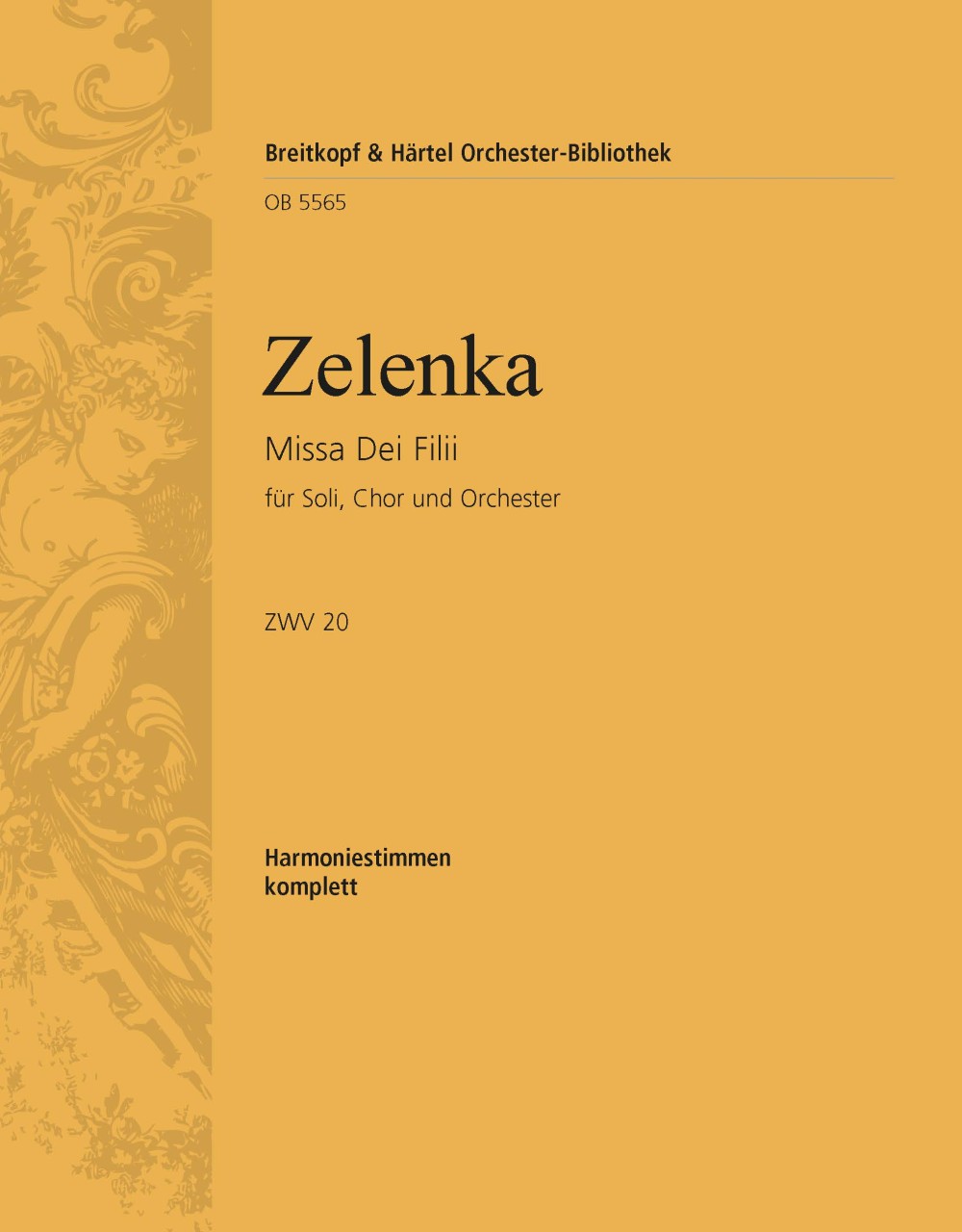 OB 5565-30 - Missa Dei Filii ZWV 20 - Cover