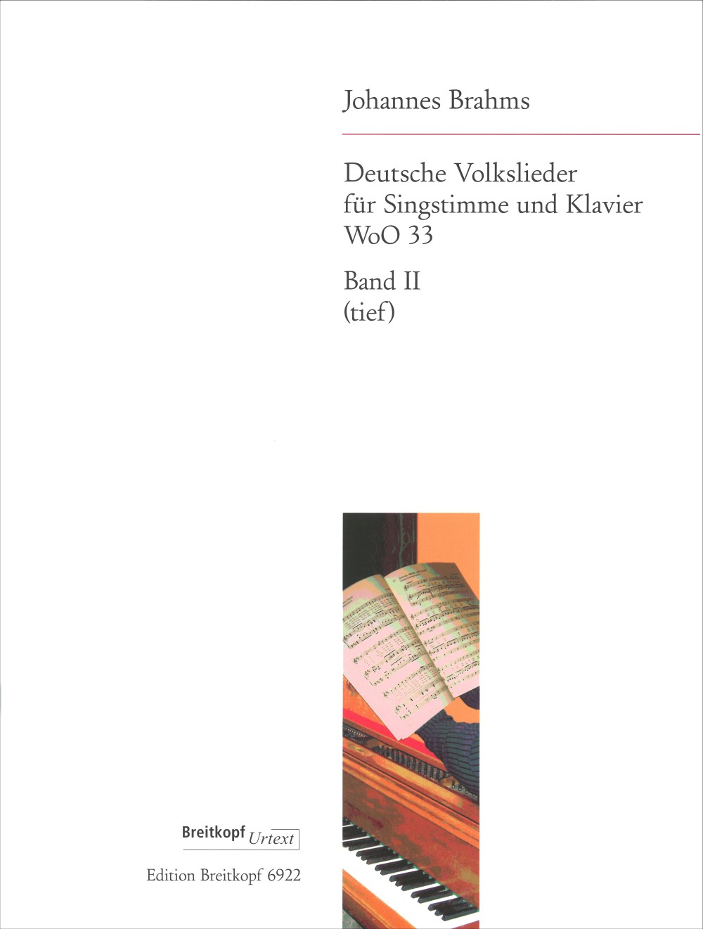 EB 6922 - Deutsche Volkslieder WoO 33 - Cover