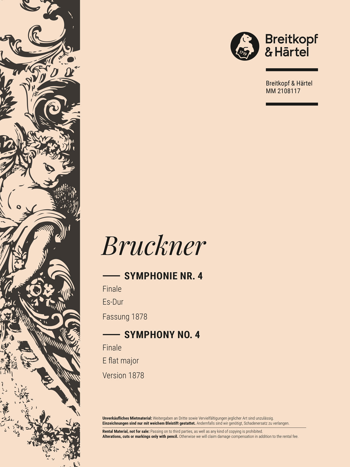 Anton Bruckner - Symphonie Nr. 4 Es-dur WAB 104 - Cover