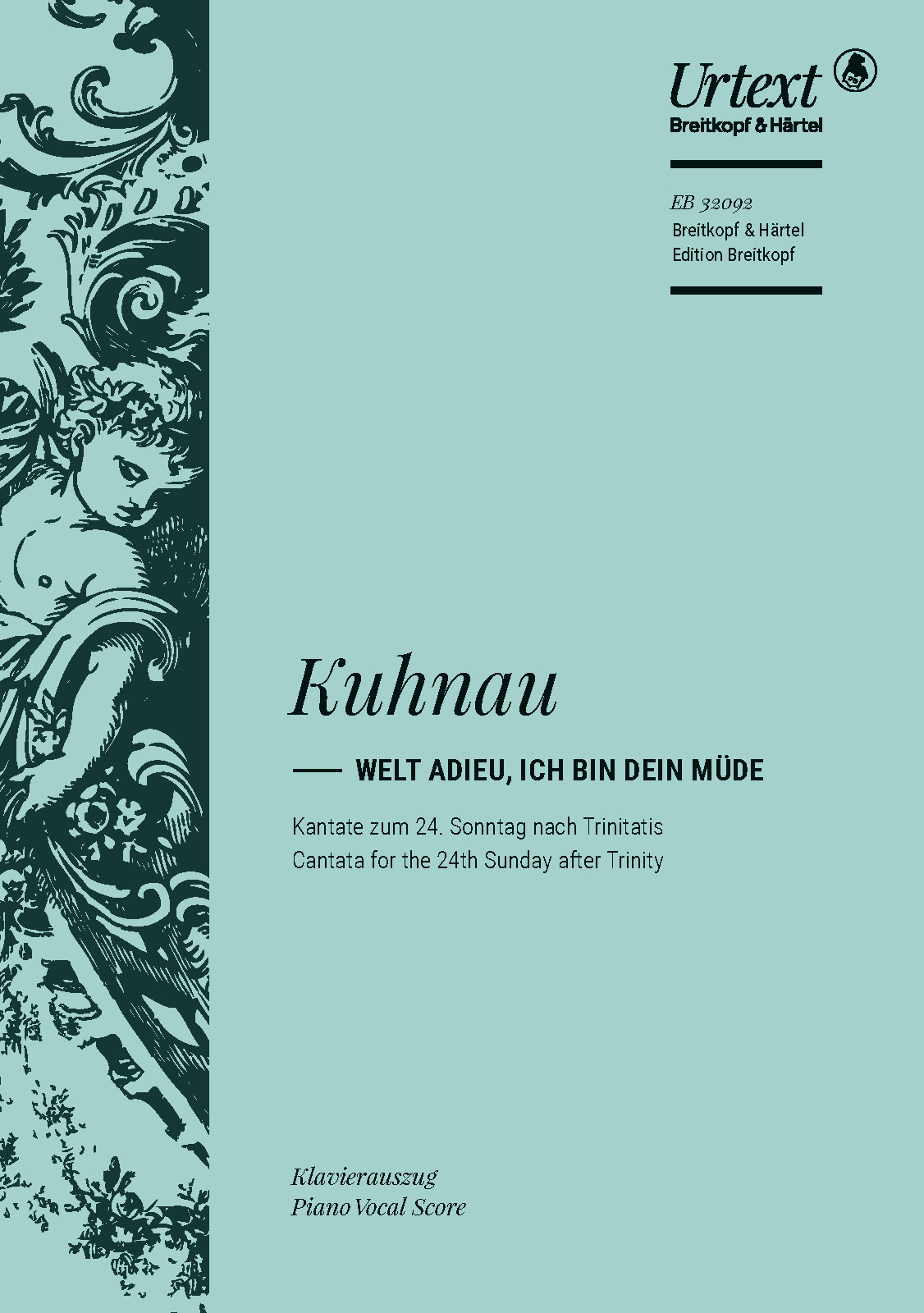 EB 32092D - Welt adieu, ich bin dein müde - Cover