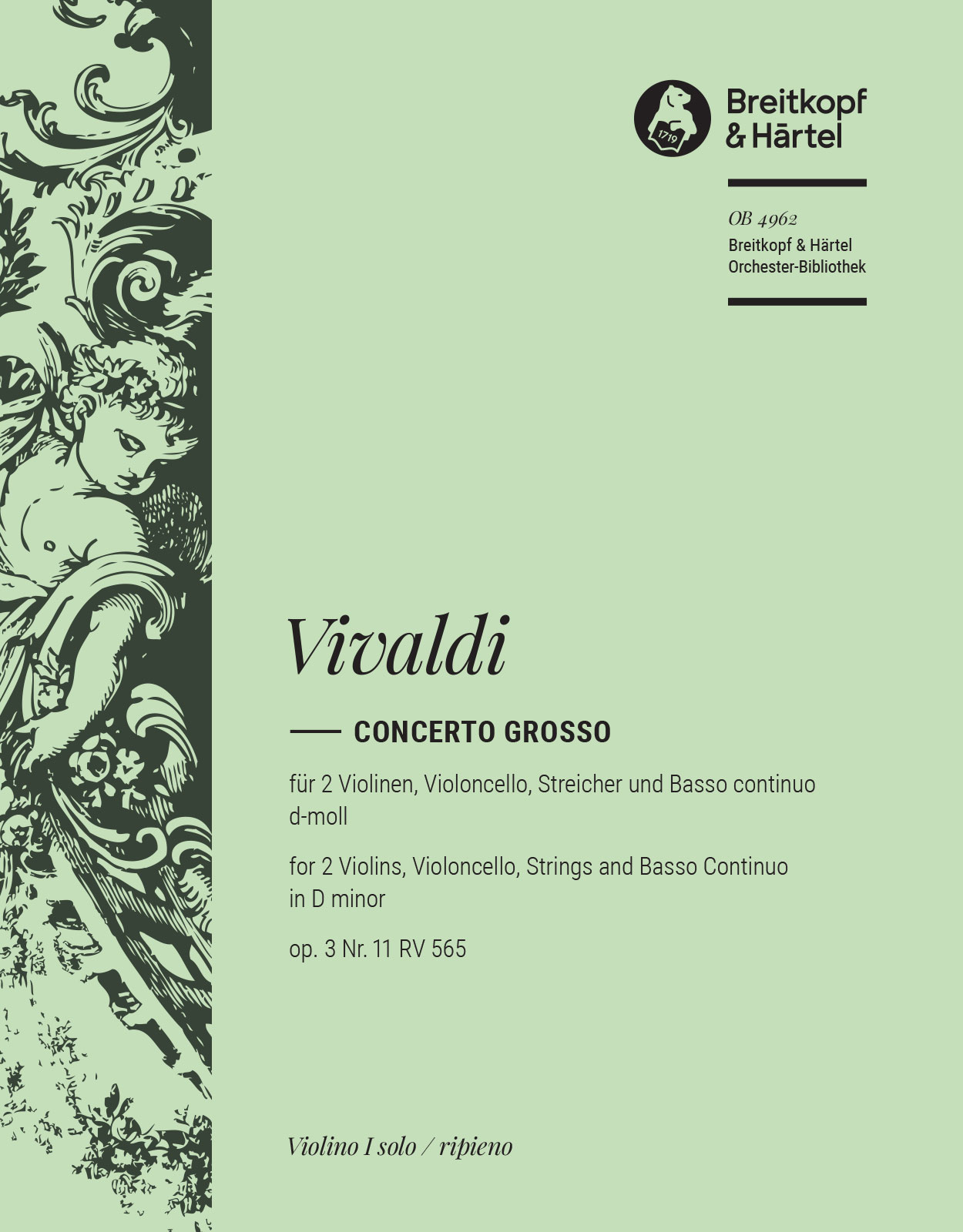 OB 4962-15 - Concerto grosso in D minor Op. 3/11 RV 565 - Cover