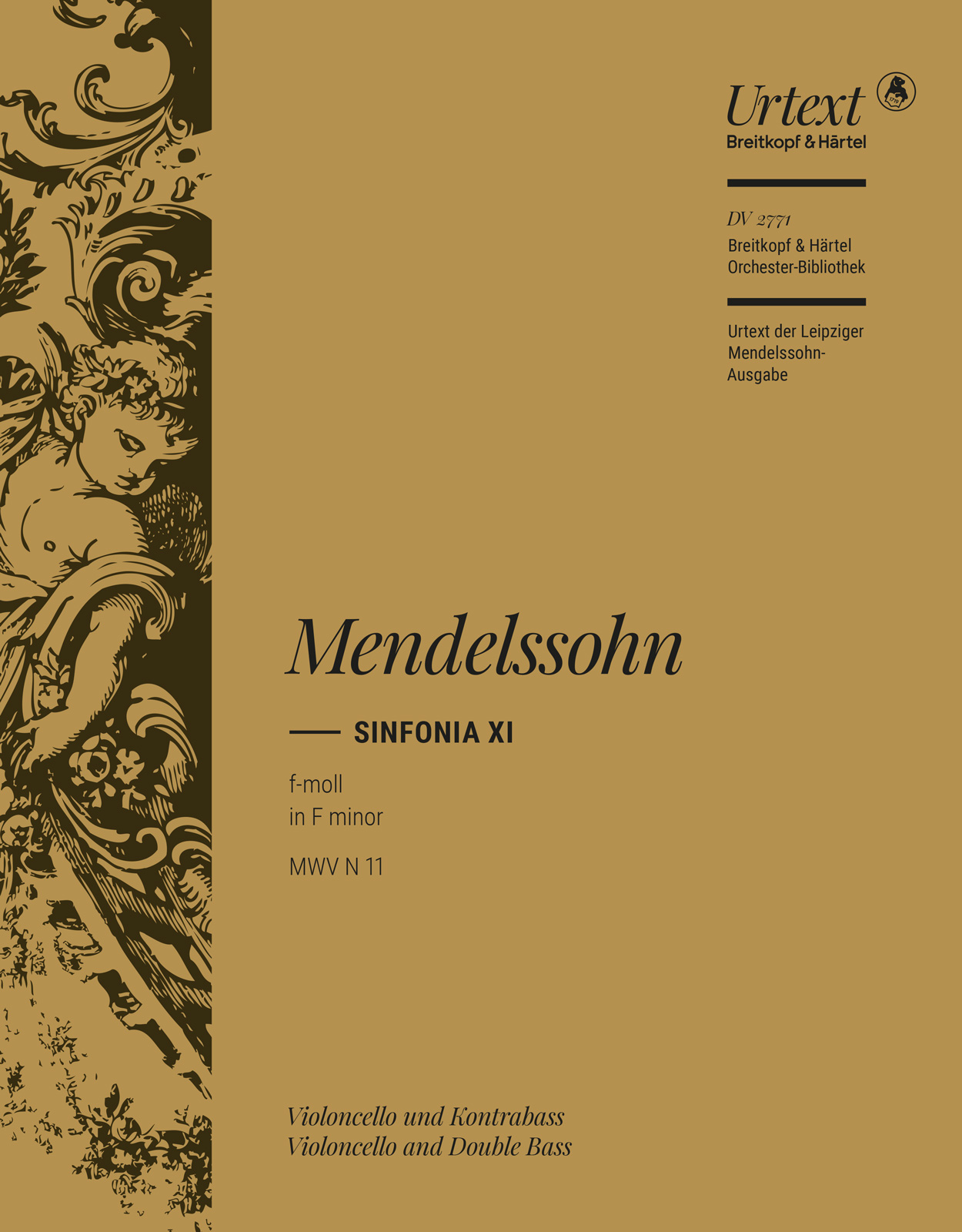 DV 2771-26 - Sinfonia XI F-dur / f-moll MWV N 11 - Cover