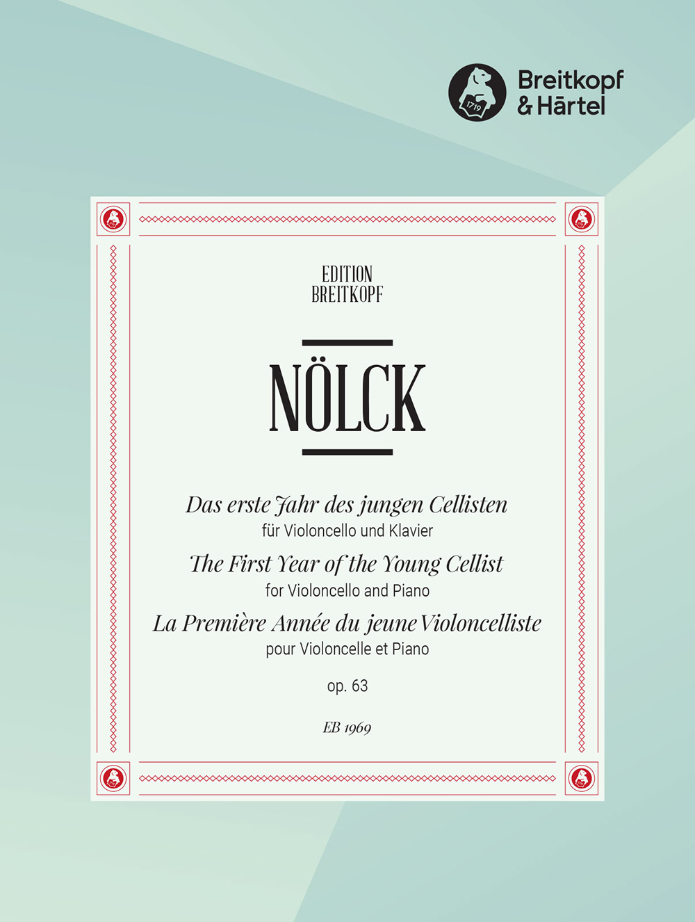 August Nölck - Das erste Jahr des jungen Cellisten op. 63 - Cover