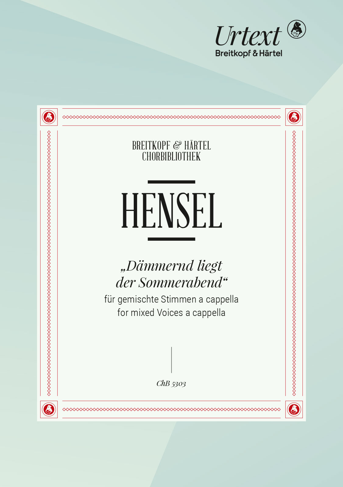 ChB 5303D - 2 Lieder aus dem „Reisealbum“ - Cover