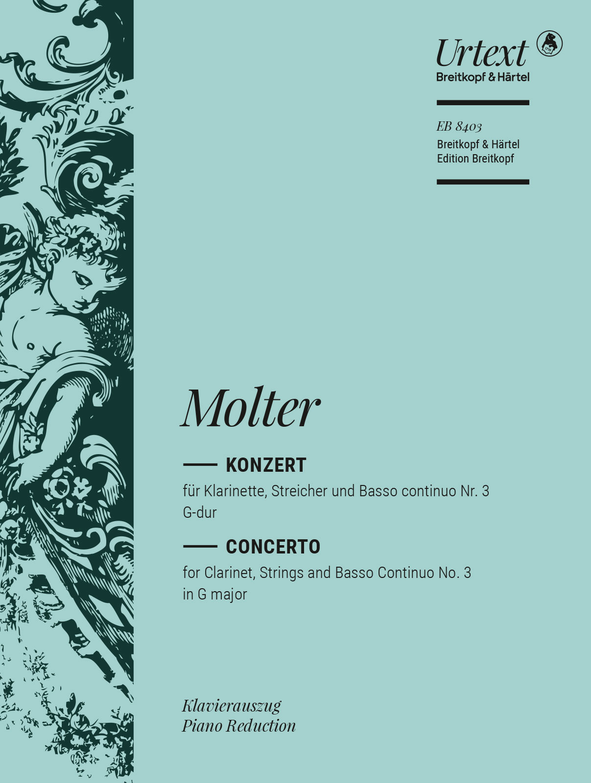 Johann Melchior Molter - Klarinettenkonzert Nr. 3 G-dur - Cover