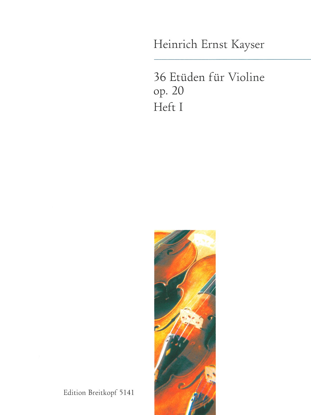 EB 5141 - 36 Studies Op. 20 - Cover