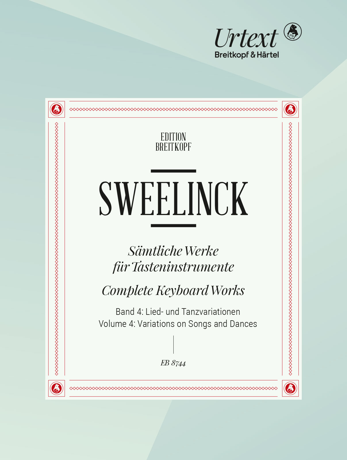 EB 8744D - Sämtliche Werke für Tasteninstrumente - Cover