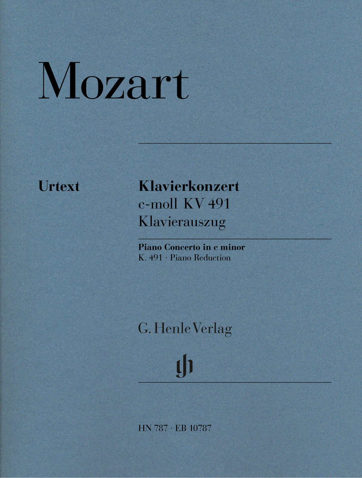 EB 10787 - Klavierkonzert c-moll KV 491 - Cover