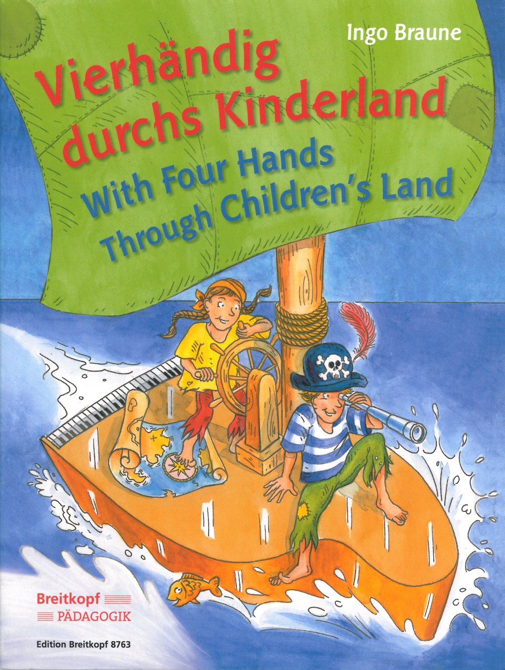 Ingo Braune - With Four Hands Through Children’s Land - Cover