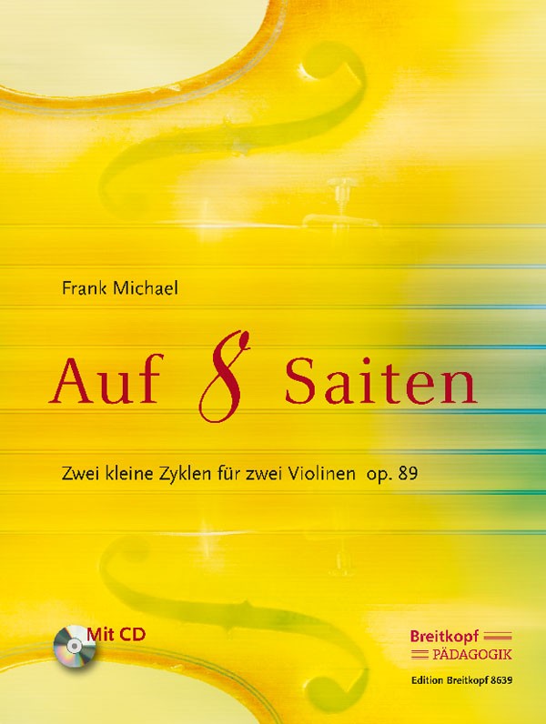 Frank Michael - Auf 8 Saiten – Zwei kleine Zyklen op. 89 - Cover